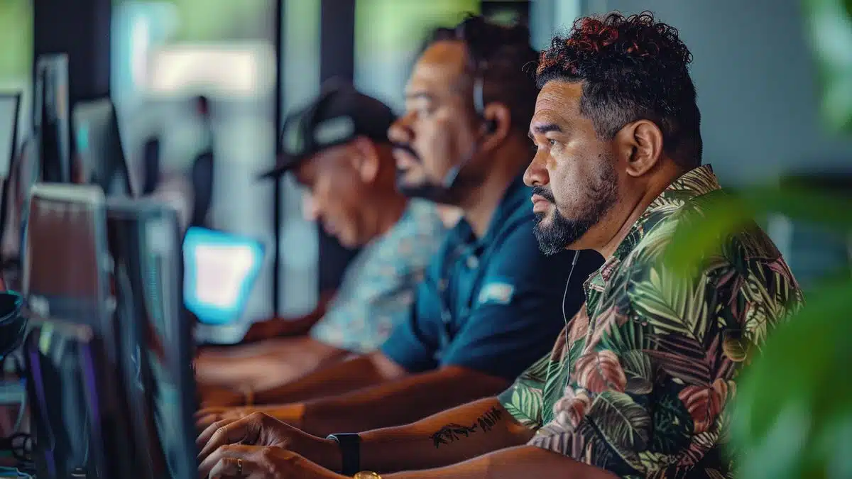 Cybersecurity experts working in New Caledonia for longterm operations.