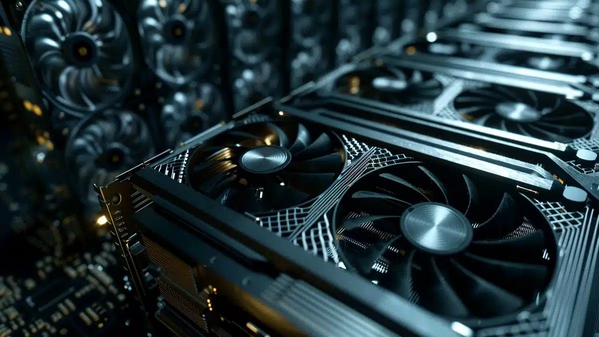 Highperformance graphics card with advanced cooling system for smooth gameplay.